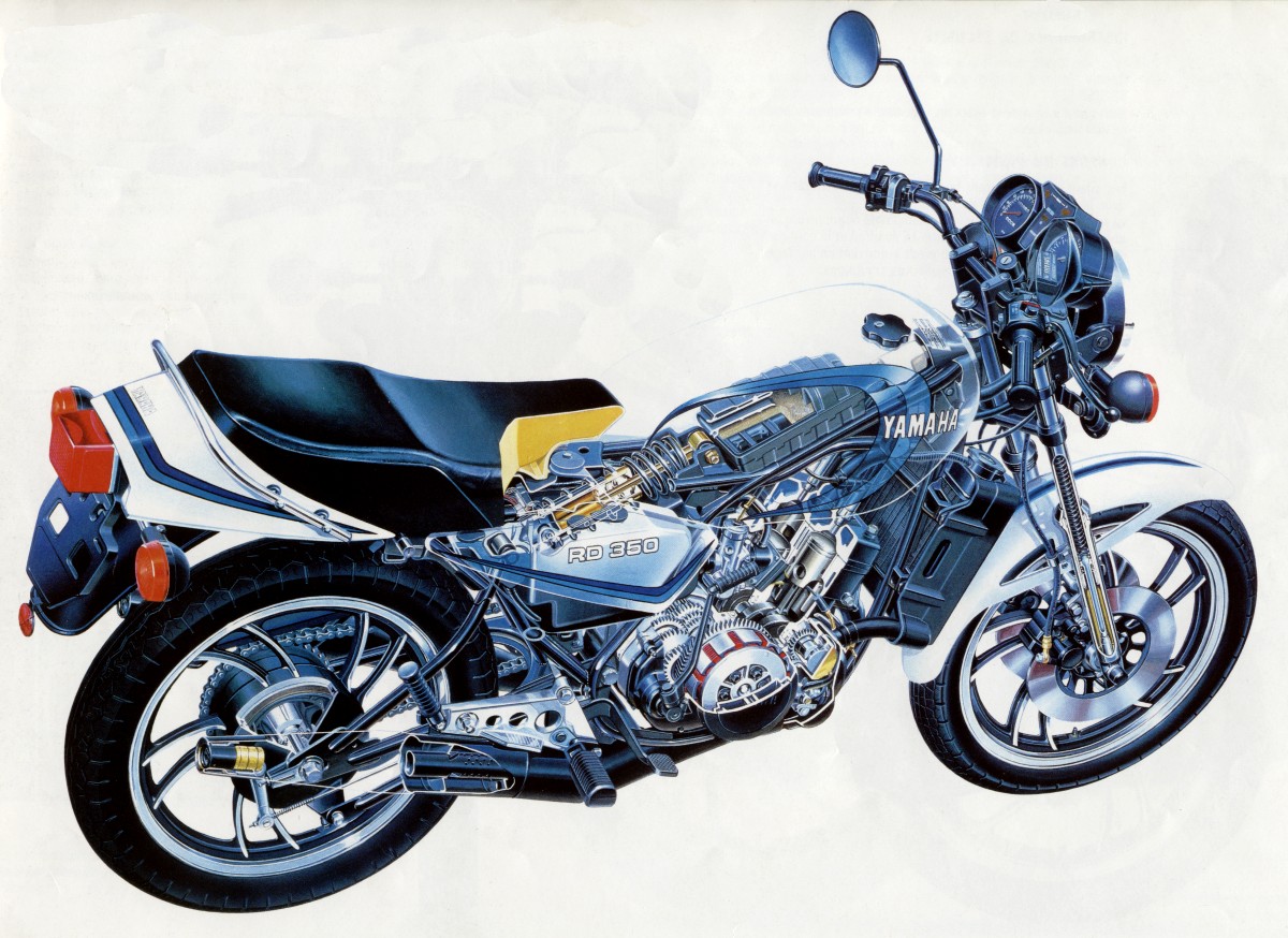 1982 Yamaha RD 350 LC #10
