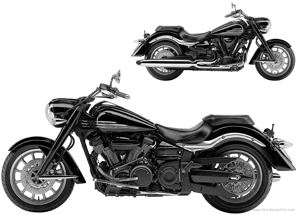 2011 Yamaha Roadliner Midnight #7