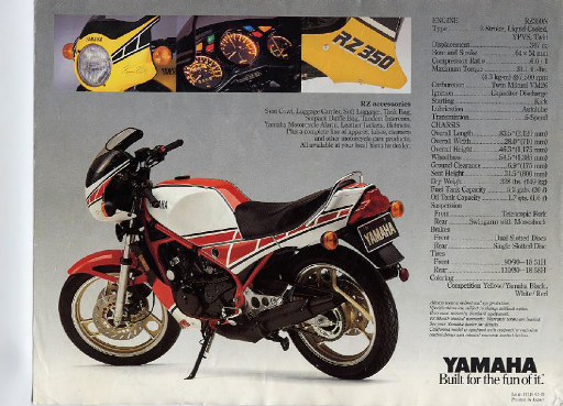 1984 Yamaha RZ 350 #7