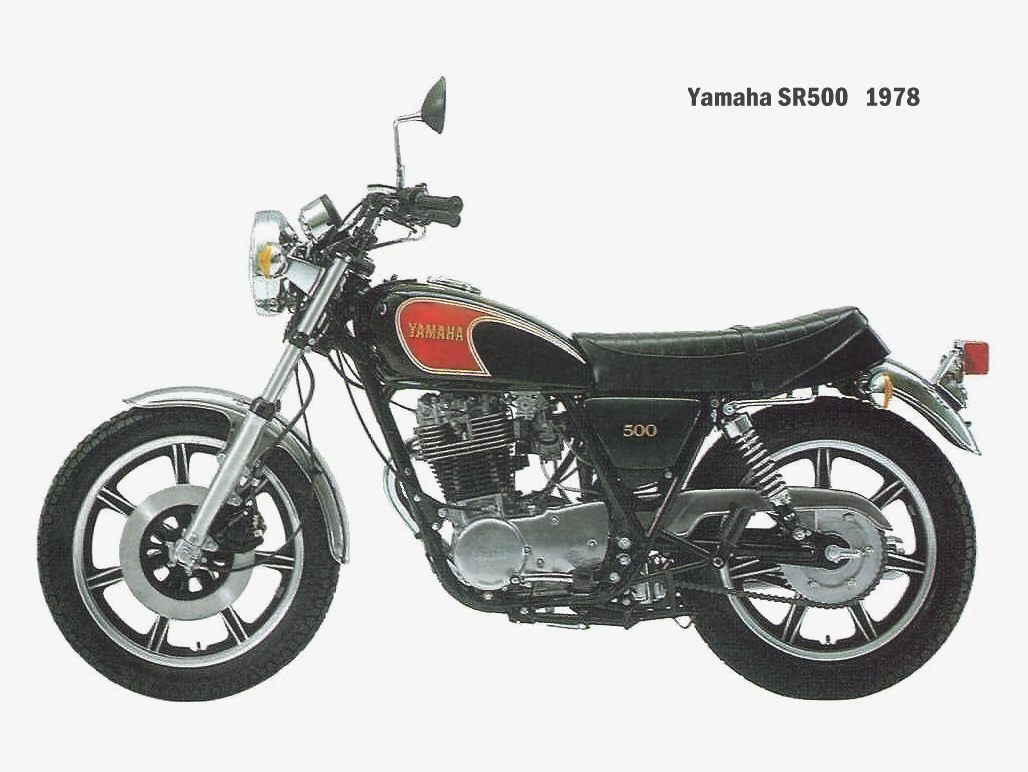 1990 Yamaha SR 500 S #7