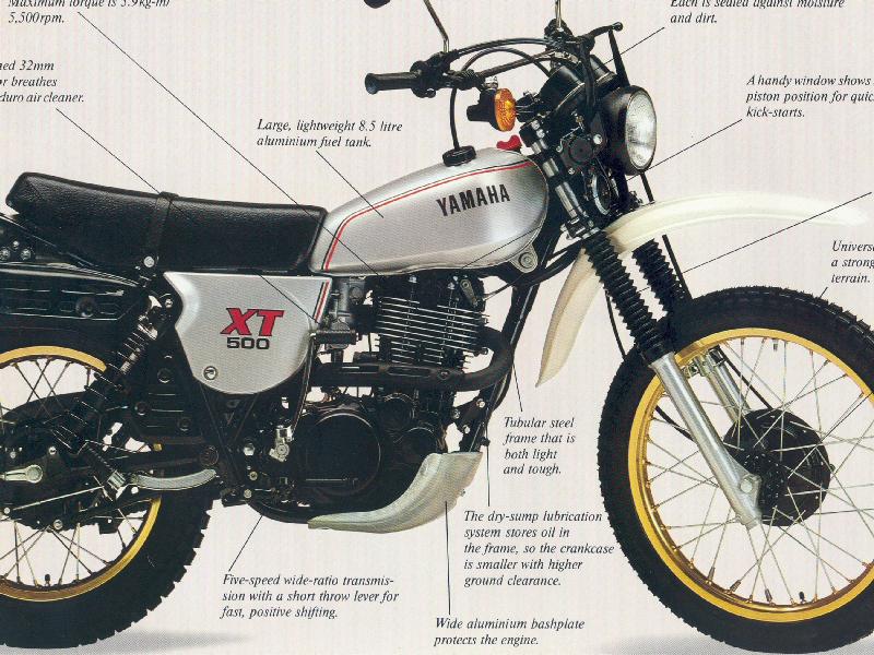 1983 Yamaha XT 500 #7