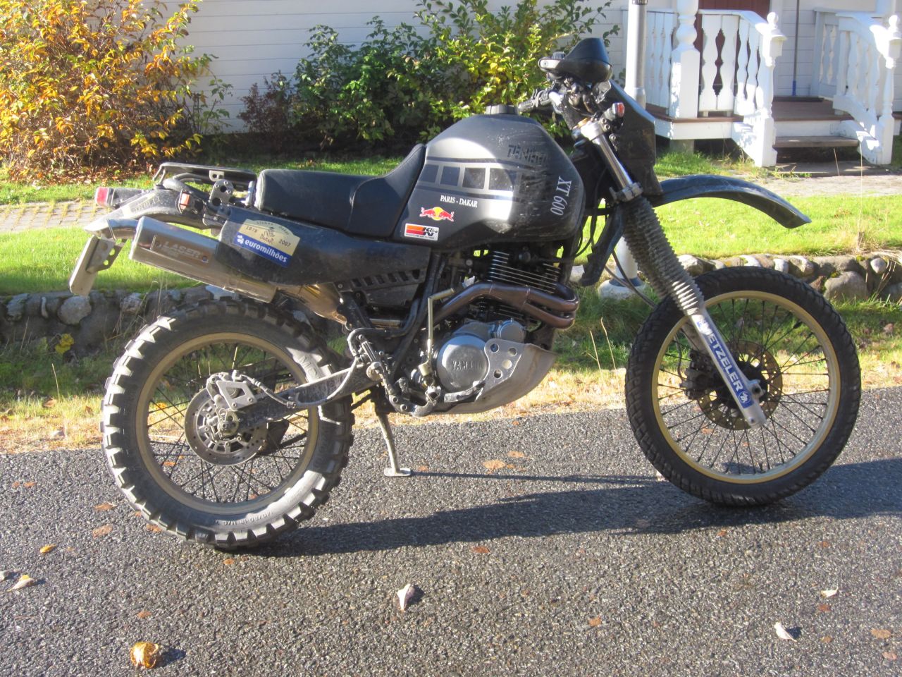 1985 Yamaha XT 600 (reduced effect) #8