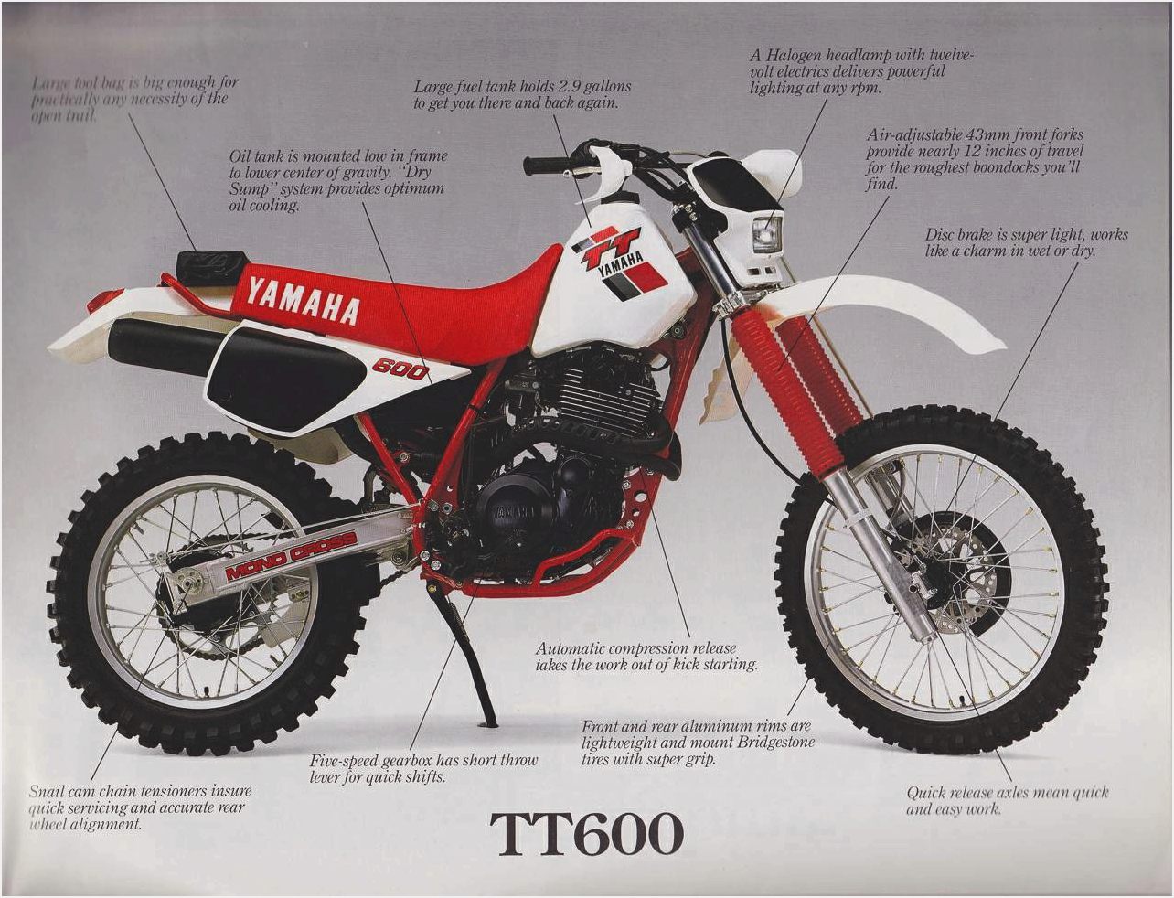 1989 Yamaha XT 600 #7