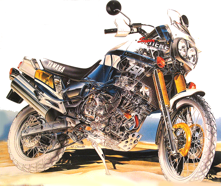 1990 Yamaha XT Z 750 Super Tenere #8