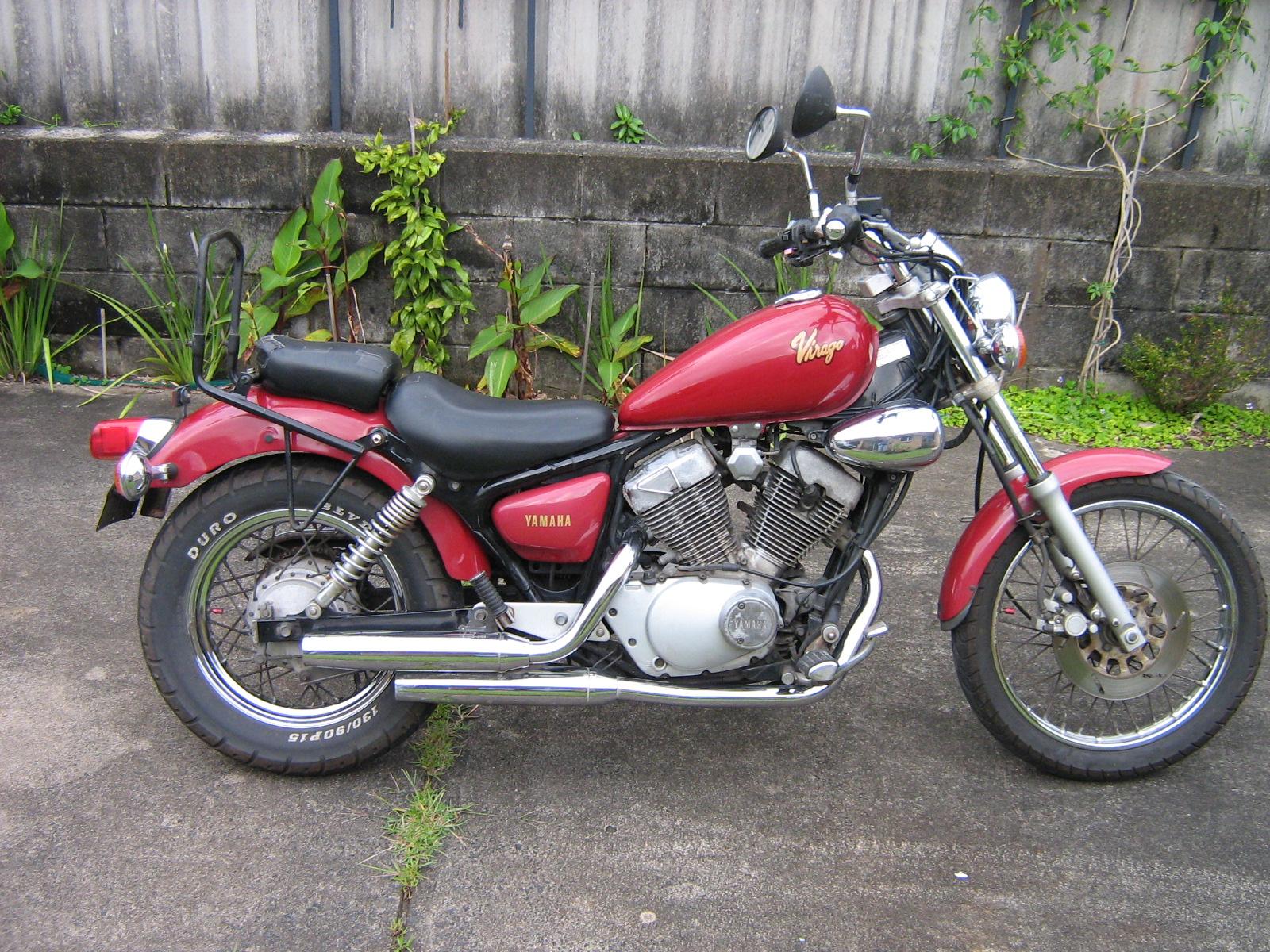 1989 Yamaha XV 250 Virago (reduced effect) #7