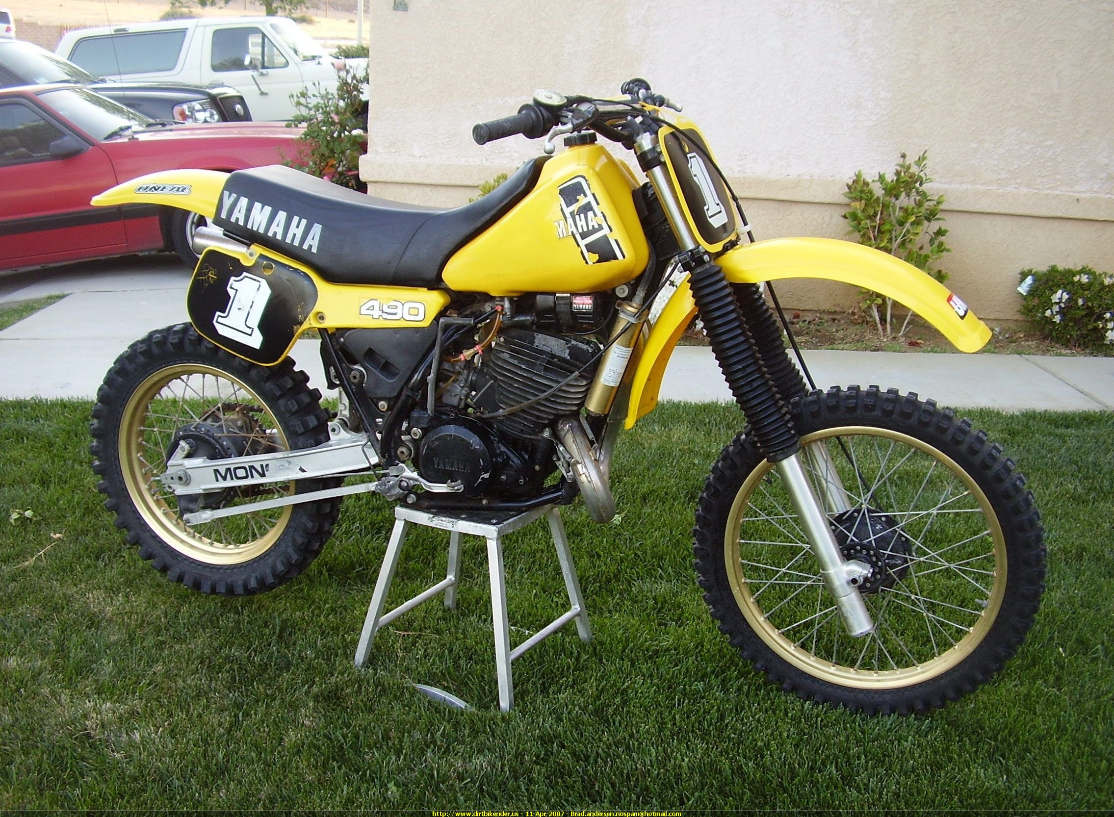 1987 Yamaha YZ490 #10